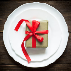 Christmas table setting