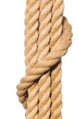 Rope isolated on the white background