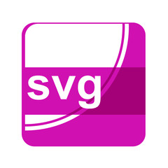 Icono plano aplicacion con extension svg