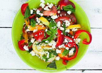 Fresh vegetable salad