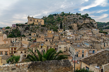 Fototapeta na wymiar Scicli, eine Stadt auf Sizilien mit UNESCO-Weltkulturerbe