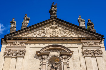 Fototapeta na wymiar Church of the Holy Saviour (Salvator). Prague, Czech Republic.
