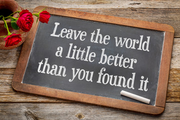 Leave the world a little better © MarekPhotoDesign.com
