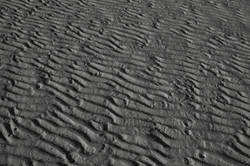sand pattern at the beach