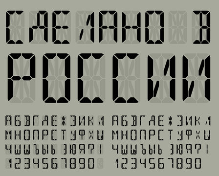 Digital Font