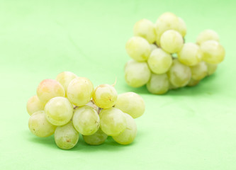 grapes on a green background