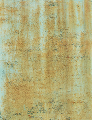 Texture rusted sheet