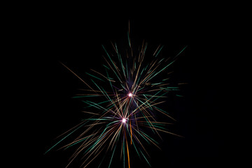 Fototapeta premium ein schönes Feuerwerk zu Silvester