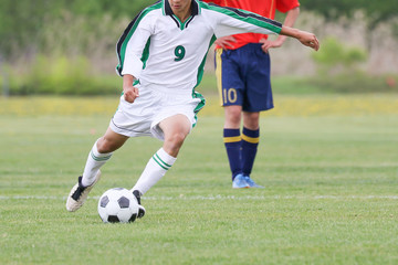 サッカー　フットボール © makieni