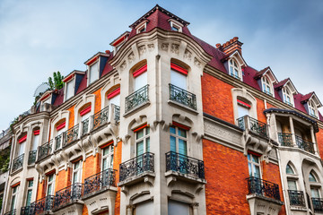 Facade of Parisian building