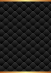 Naklejka premium black background with decorative pattern