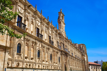 Fototapeta premium San Marcos in Leon at the way of Saint James