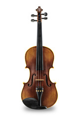 Obraz na płótnie Canvas Violin isolated on white background.