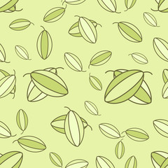 Vector pistachio seamless