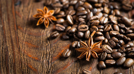 Coffee with spices (anise)
