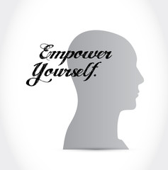Empower Yourself mind sign concept