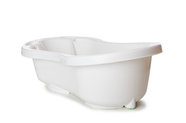 Small tub isolated on the white