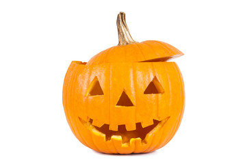 Funny halloween pumpkin