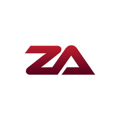 Modern Initial Logo ZA