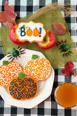 Halloween homemade cookies.