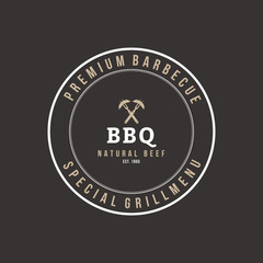 Barbecue label