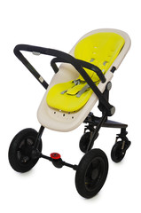 Child pram isolated on the white background