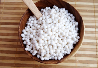 White sago pearls