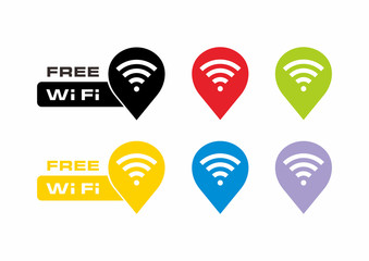 Vector free wi-fi label