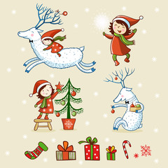 Christmas card with textbox.