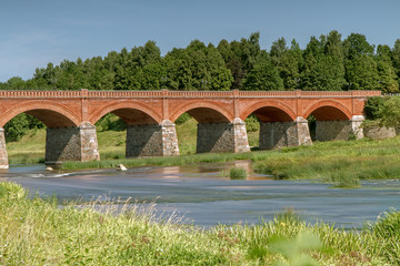 Fototapeta premium The bridge over the rive
