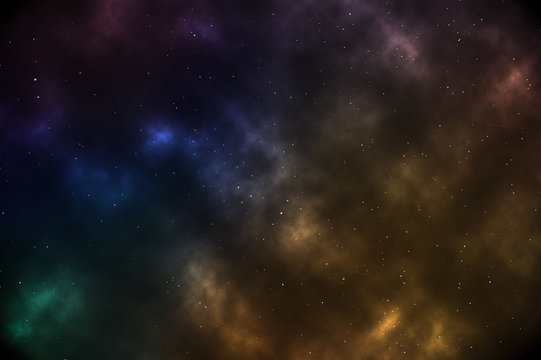 Galaxy Background / Galaxy / Galaxy Abstract Background © supparsorn