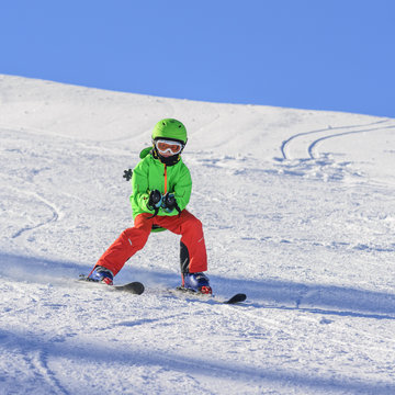 Schu&szlig;fahrt auf der Piste