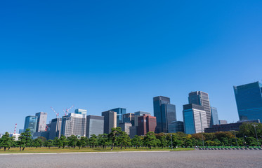 Fototapeta premium 東京 丸の内 高層ビル群