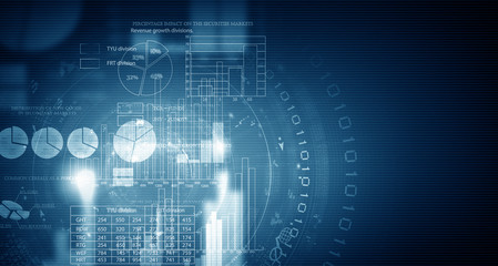 Business digital background