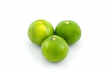 Close up fresh limes.