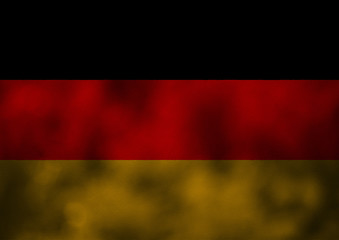 grunge flag of germany