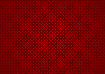 Obraz premium Red Checkered Texture - Fabric Background Illustration, Vector