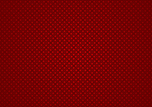 Red Checkered Texture - Fabric Background Illustration, Vector