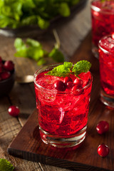 Homemade Boozy Cranberry Cocktail