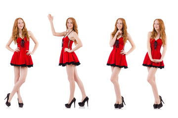 Set of photos in fashion concept