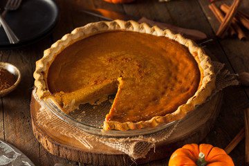 Festive Homemade Pumpkin Pie