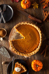 Festive Homemade Pumpkin Pie