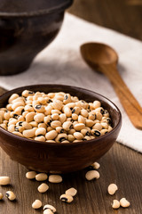 Bowl of black-eyed bean