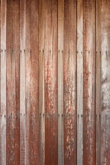 Old vintage planked wood board