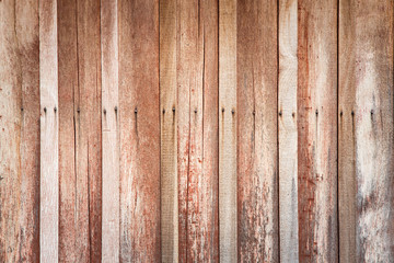 Old vintage planked wood board