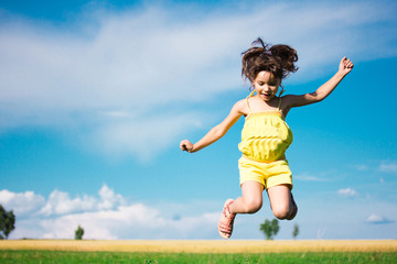 children playing in a field