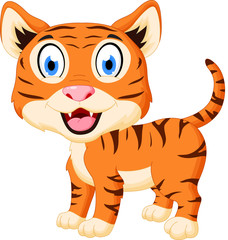 Cute tiger cartoon