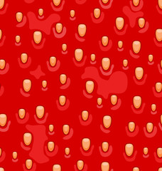 Seamless Texture of Strawberry, Sweet Background