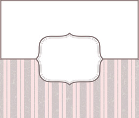 Vintage card background with classic texture. Pink color. Vector