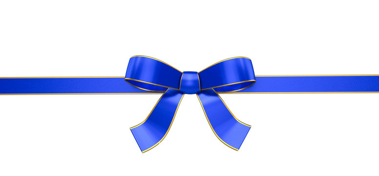 Blue Silk Ribbon